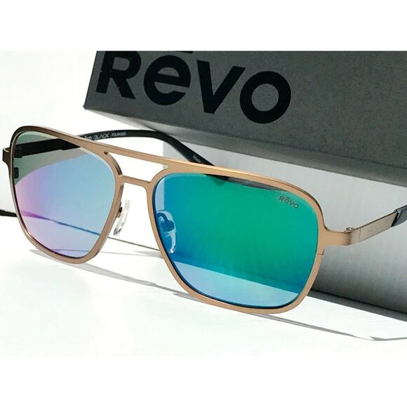 REVO HORIZON Sunglasses Satn Bronze POLARIZED PHOTOCHROMIC Evergreen 1193 02 GNP - Picture 3 of 12